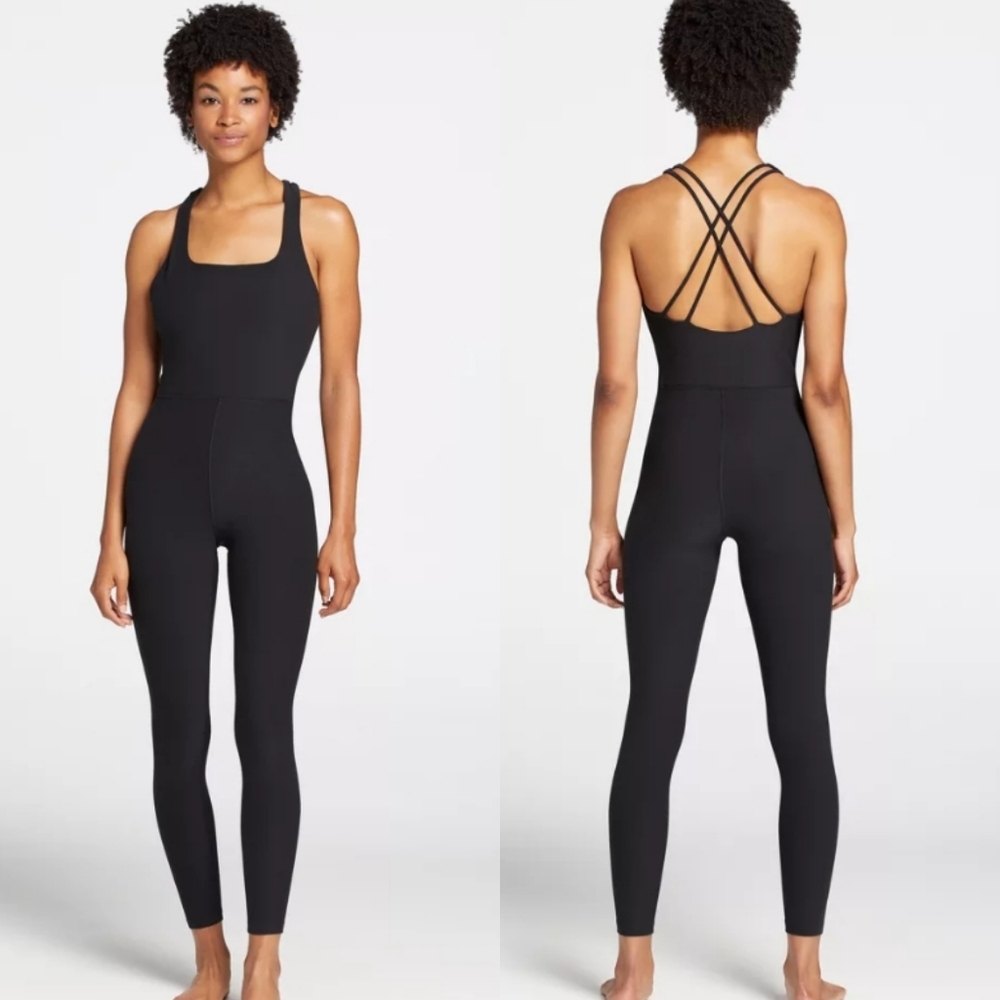 NWT Calia By Carrie Underwood | Lustralux Black Bodysuit Jumpsuit